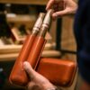 Premium Leather Cigar Case