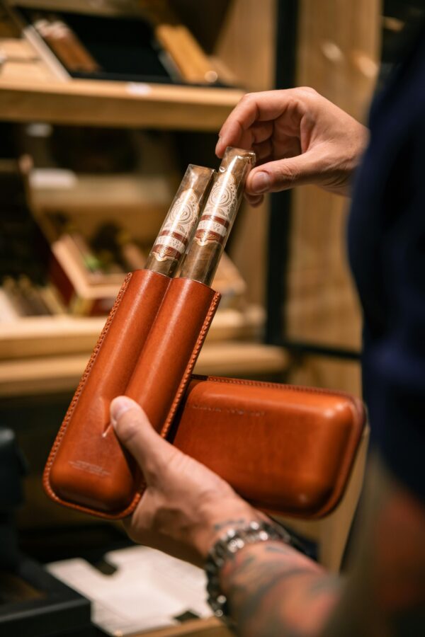 Premium Leather Cigar Case